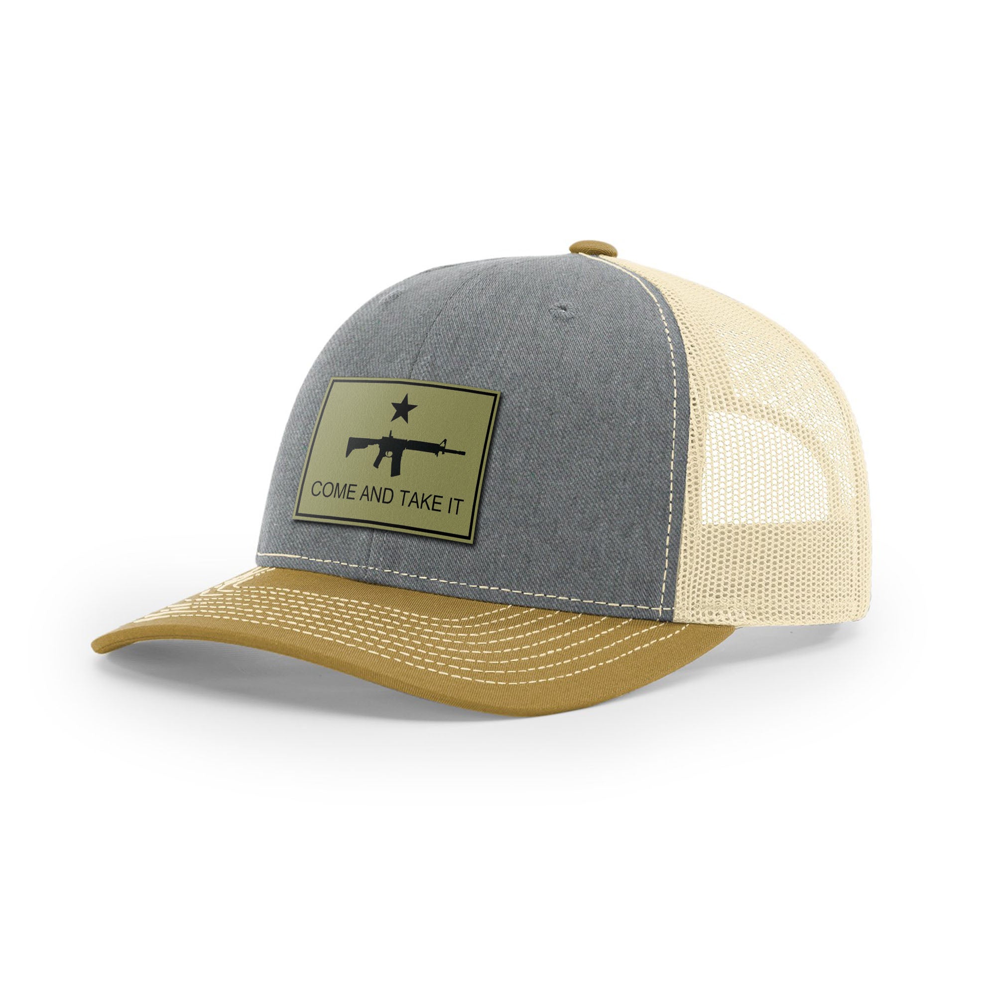 Come And Take It Rifle Trucker Hat - Military Olive | Ballistic Republic™