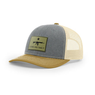 Come And Take It Rifle Trucker Hat - Military Olive | Ballistic Republic™