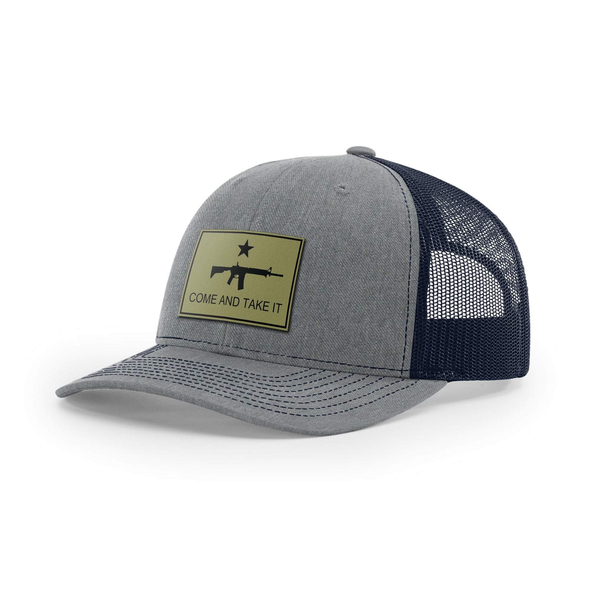 Come And Take It Rifle Trucker Hat - Military Olive | Ballistic Republic™