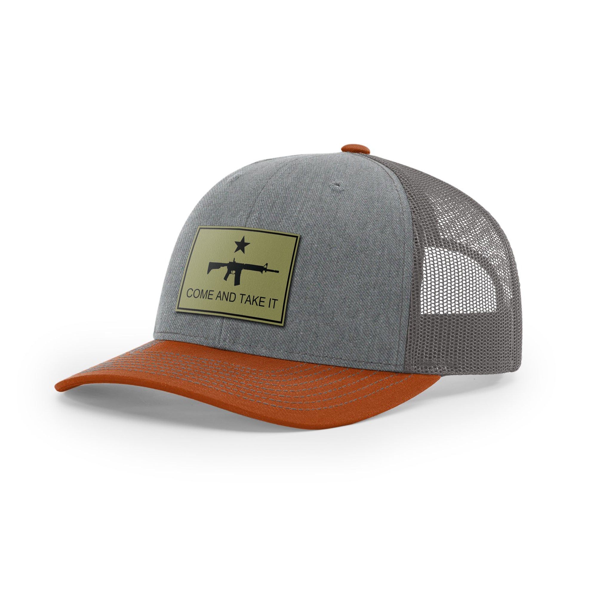 Come And Take It Rifle Trucker Hat - Military Olive | Ballistic Republic™