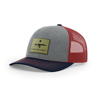 Come And Take It Rifle Trucker Hat - Military Olive | Ballistic Republic™