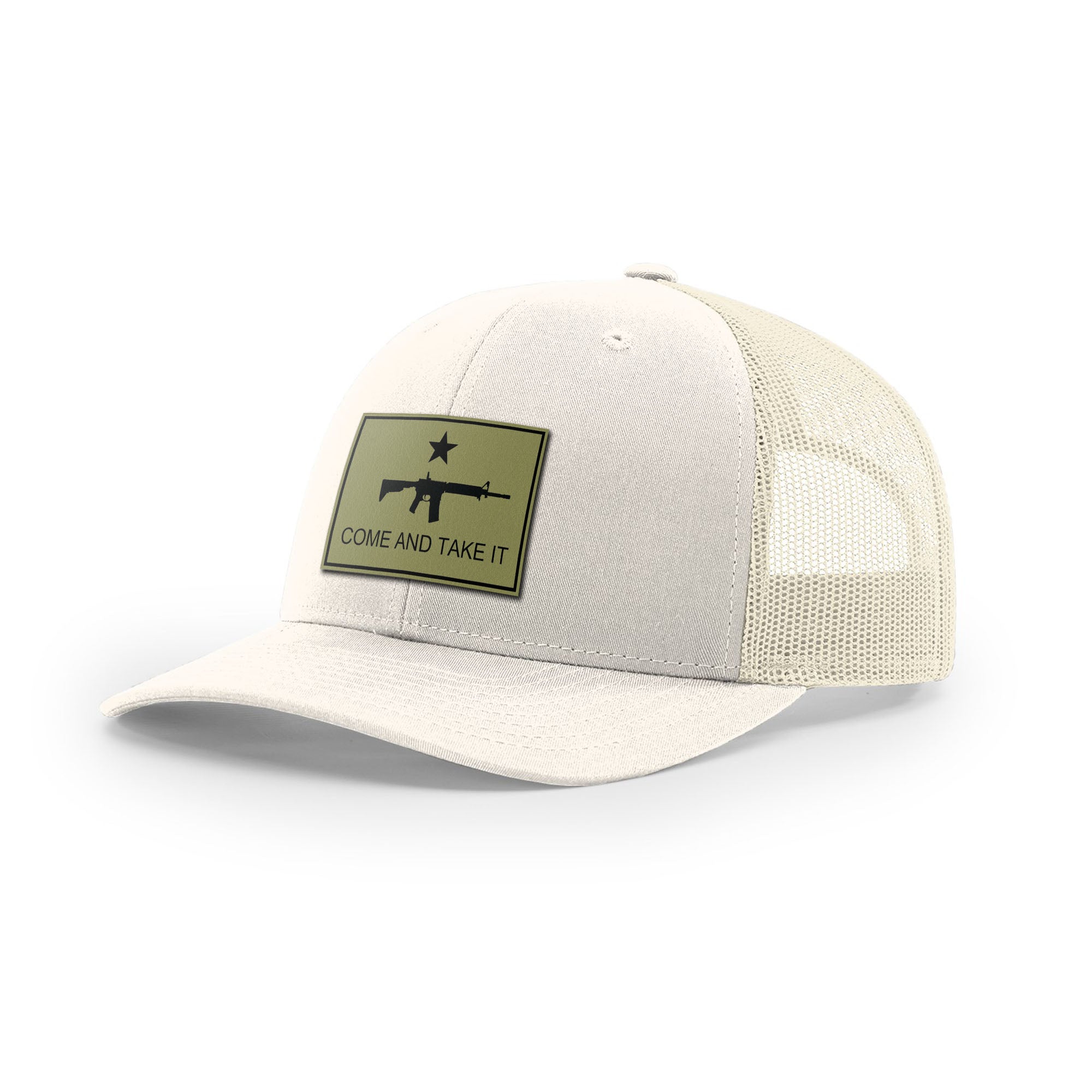 Come And Take It Rifle Trucker Hat - Military Olive | Ballistic Republic™