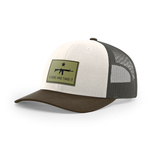 Come And Take It Rifle Trucker Hat - Military Olive | Ballistic Republic™