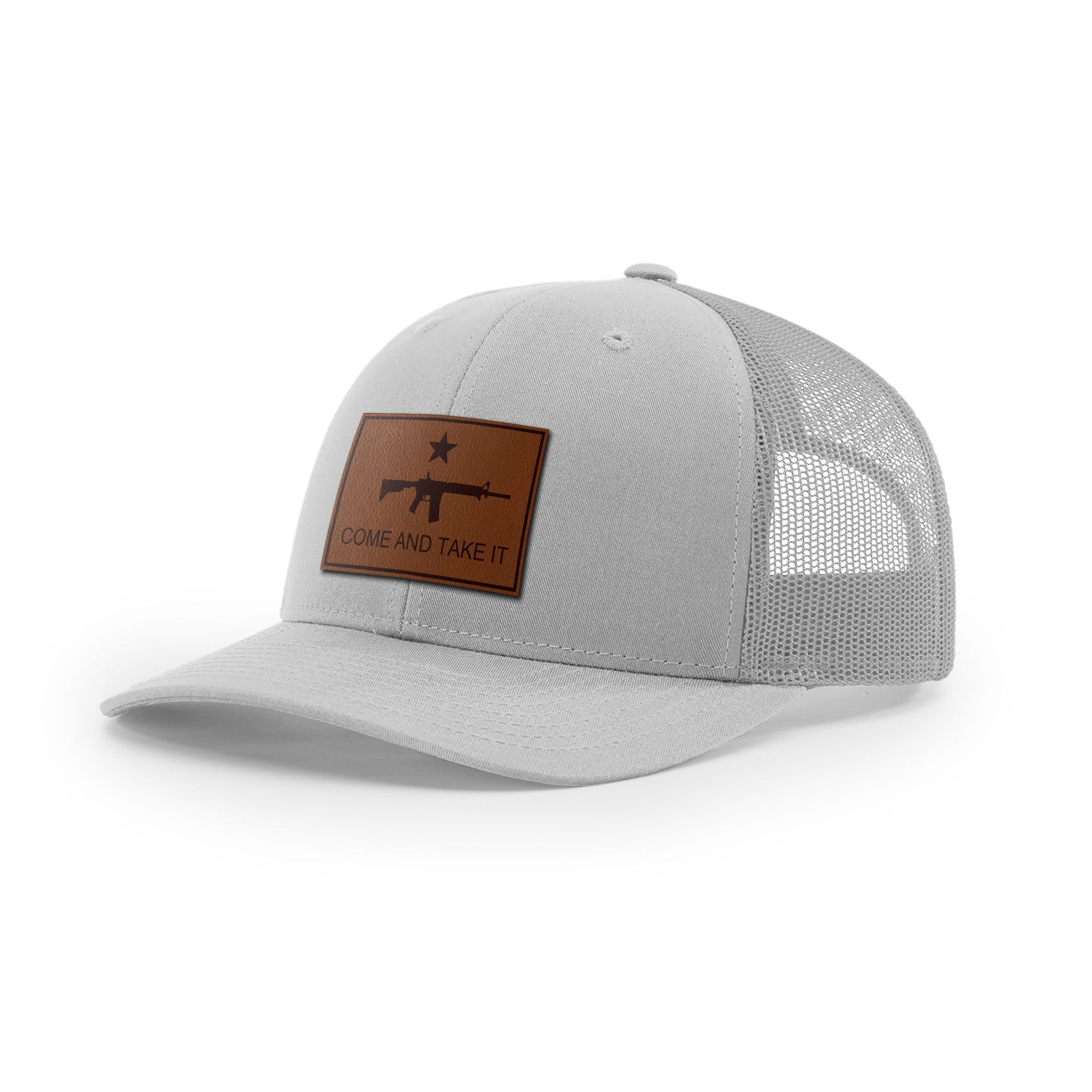 Come And Take It Rifle Trucker Hat - Brown