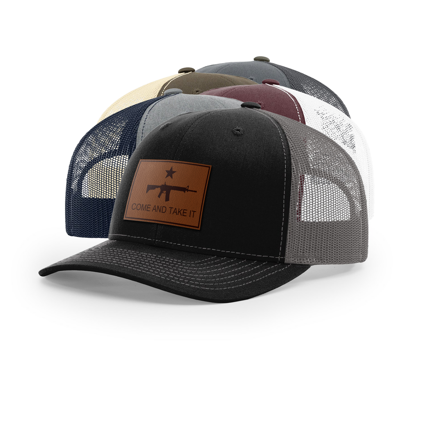 Come And Take It Rifle Trucker Hat - Brown | Ballistic Republic™