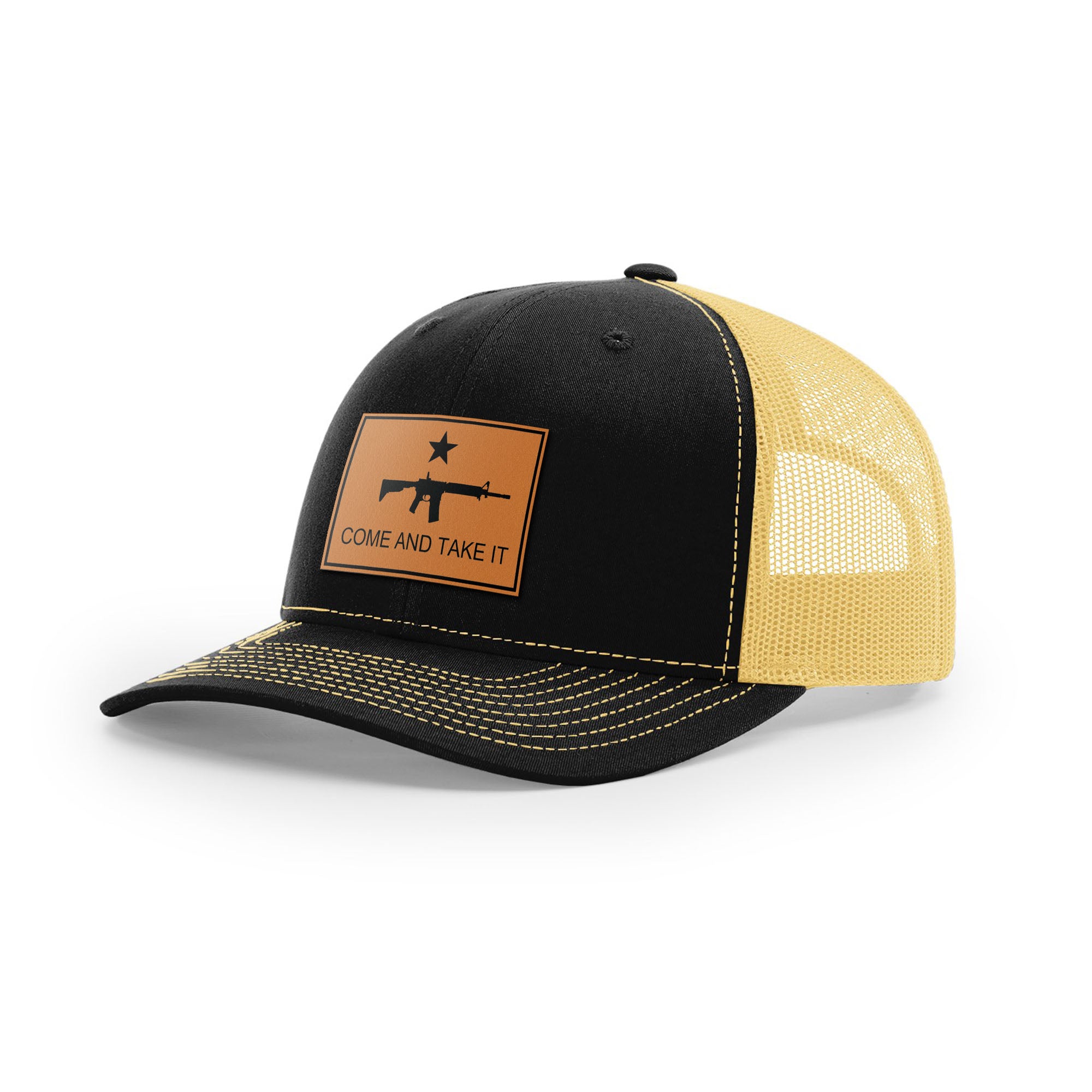Come And Take It Rifle Trucker Hat - Tan | Ballistic Republic™