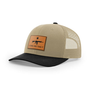 Come And Take It Rifle Trucker Hat - Tan | Ballistic Republic™