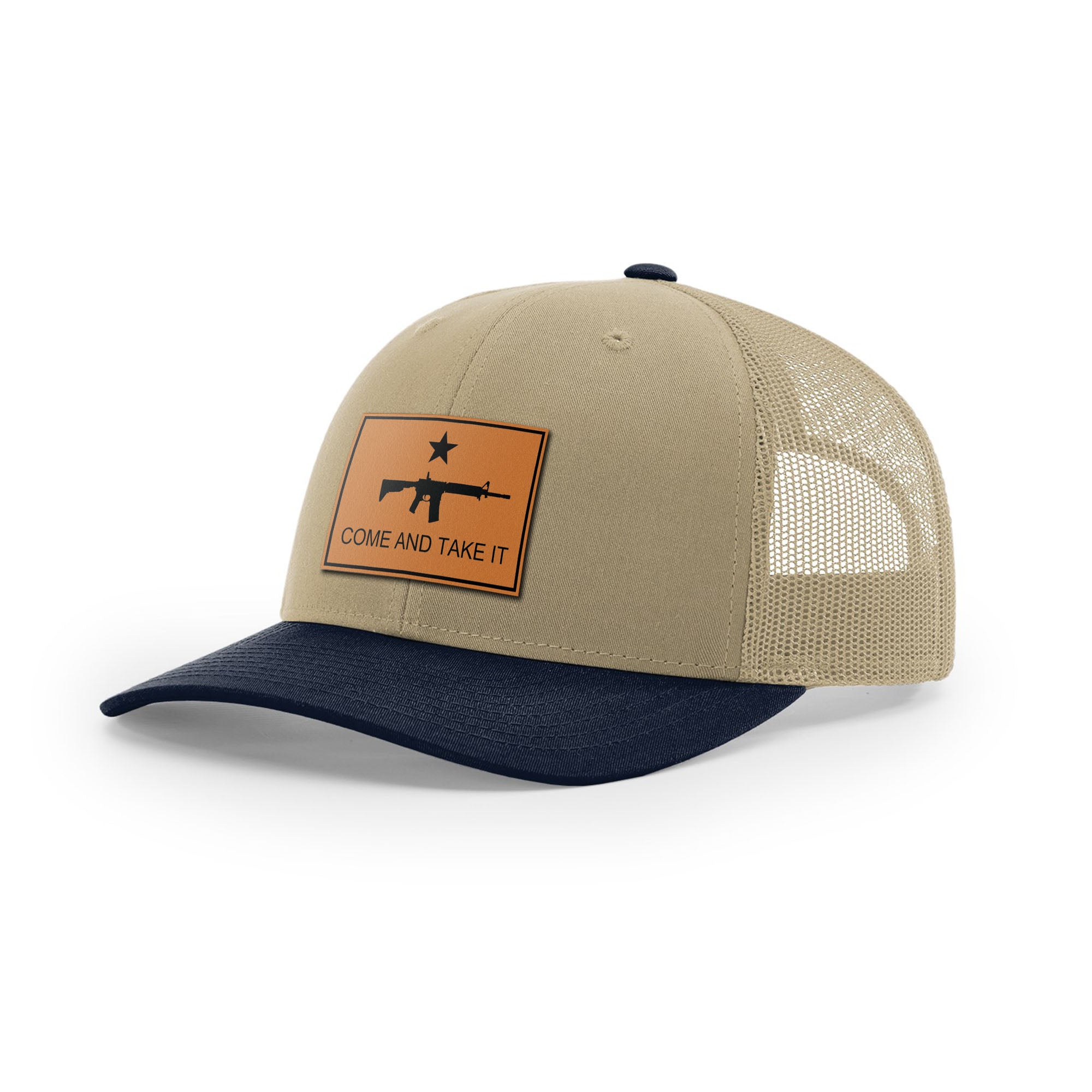 Come And Take It Rifle Trucker Hat - Tan | Ballistic Republic™