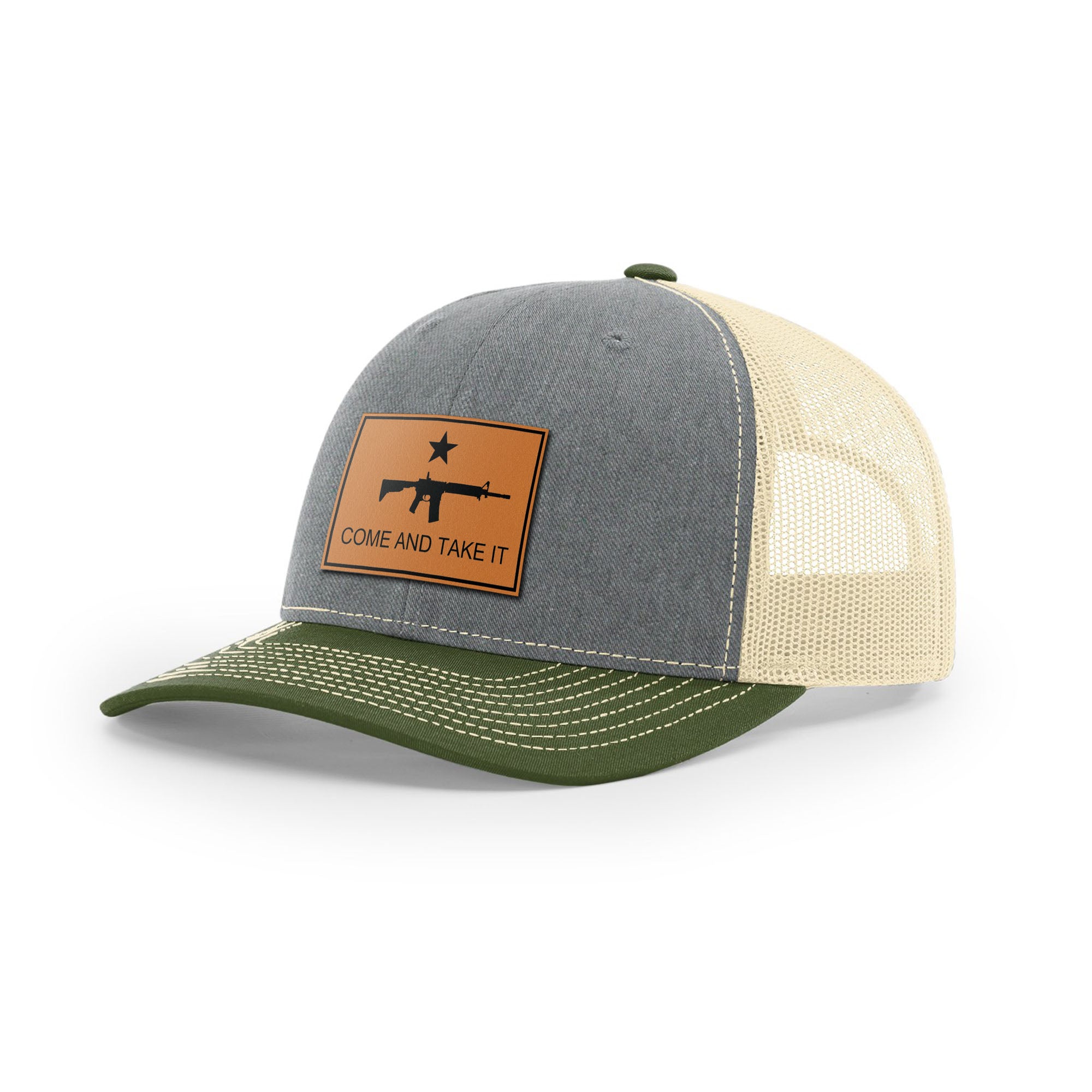 Come And Take It Rifle Trucker Hat - Tan | Ballistic Republic™