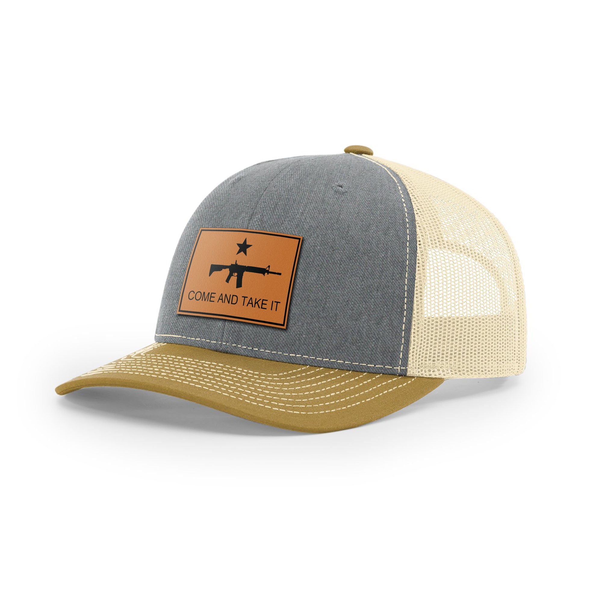 Come And Take It Rifle Trucker Hat - Tan | Ballistic Republic™