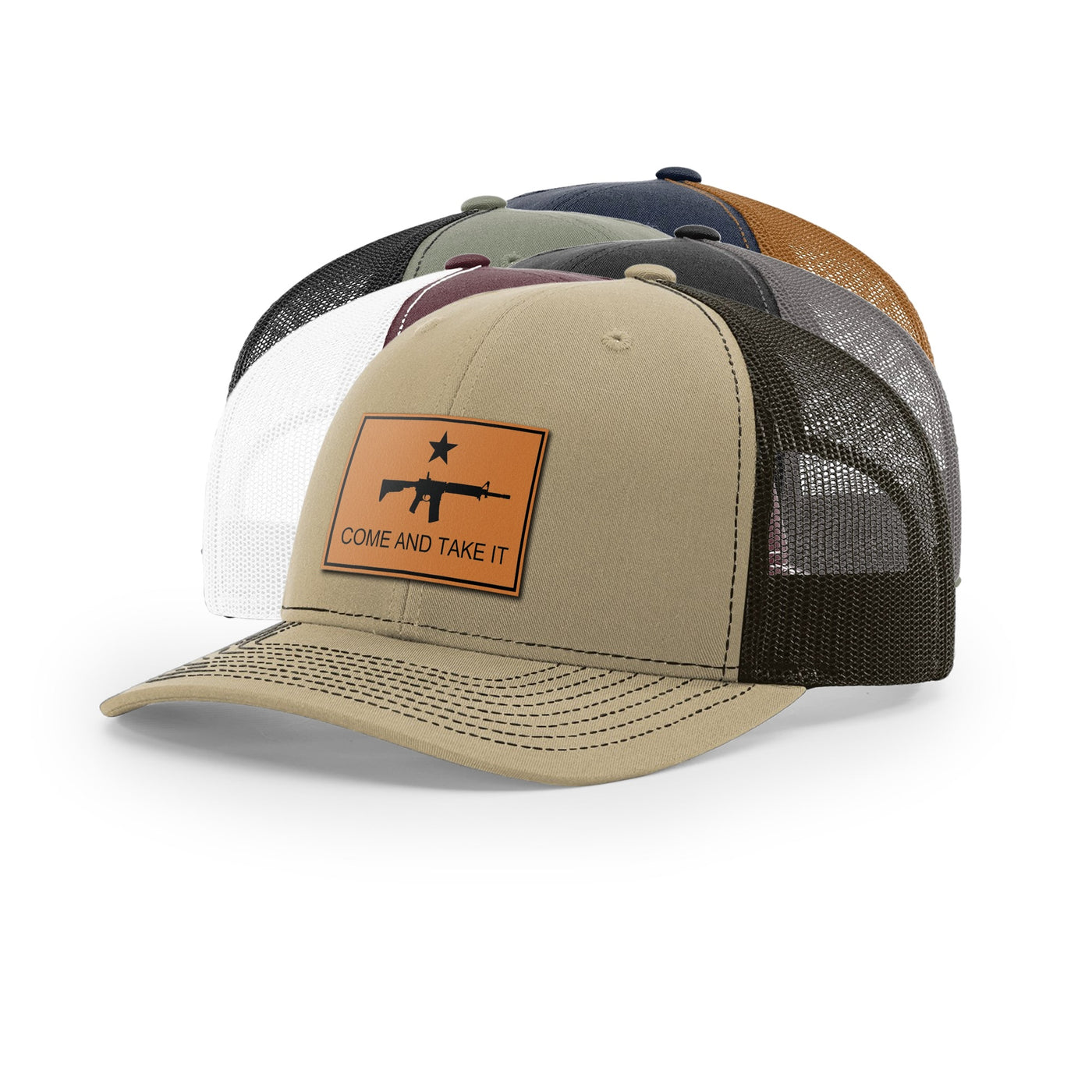 Come And Take It Rifle Trucker Hat - Tan | Ballistic Republic™
