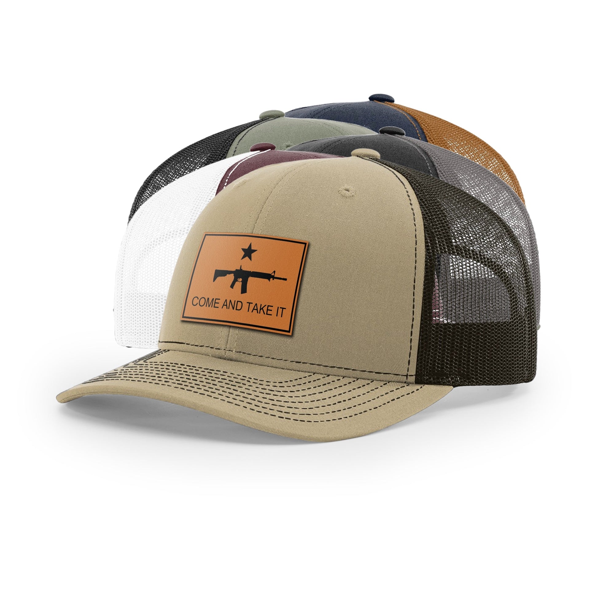 Come And Take It Rifle Trucker Hat - Tan | Ballistic Republic™