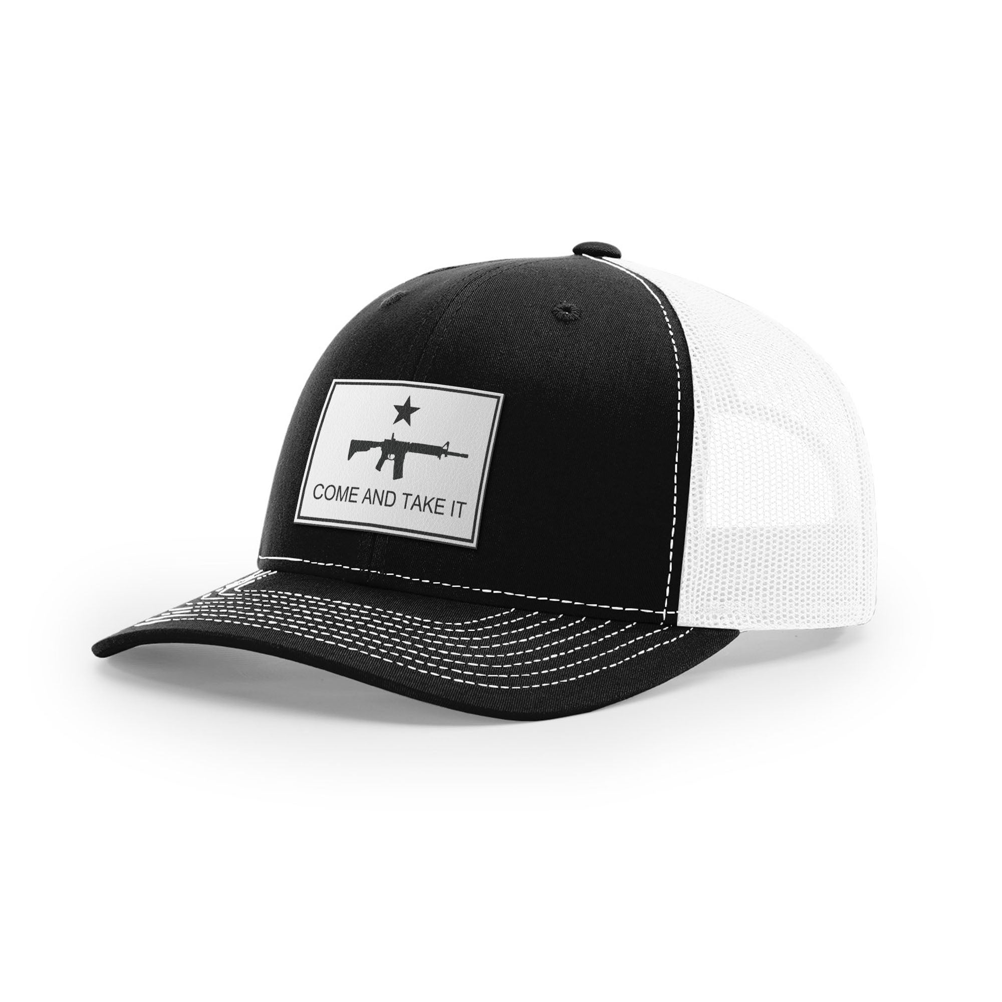 Come And Take It Rifle Trucker Hat - White | Ballistic Republic™