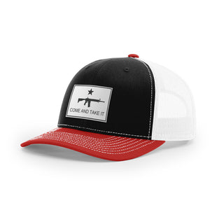 Come And Take It Rifle Trucker Hat - White | Ballistic Republic™