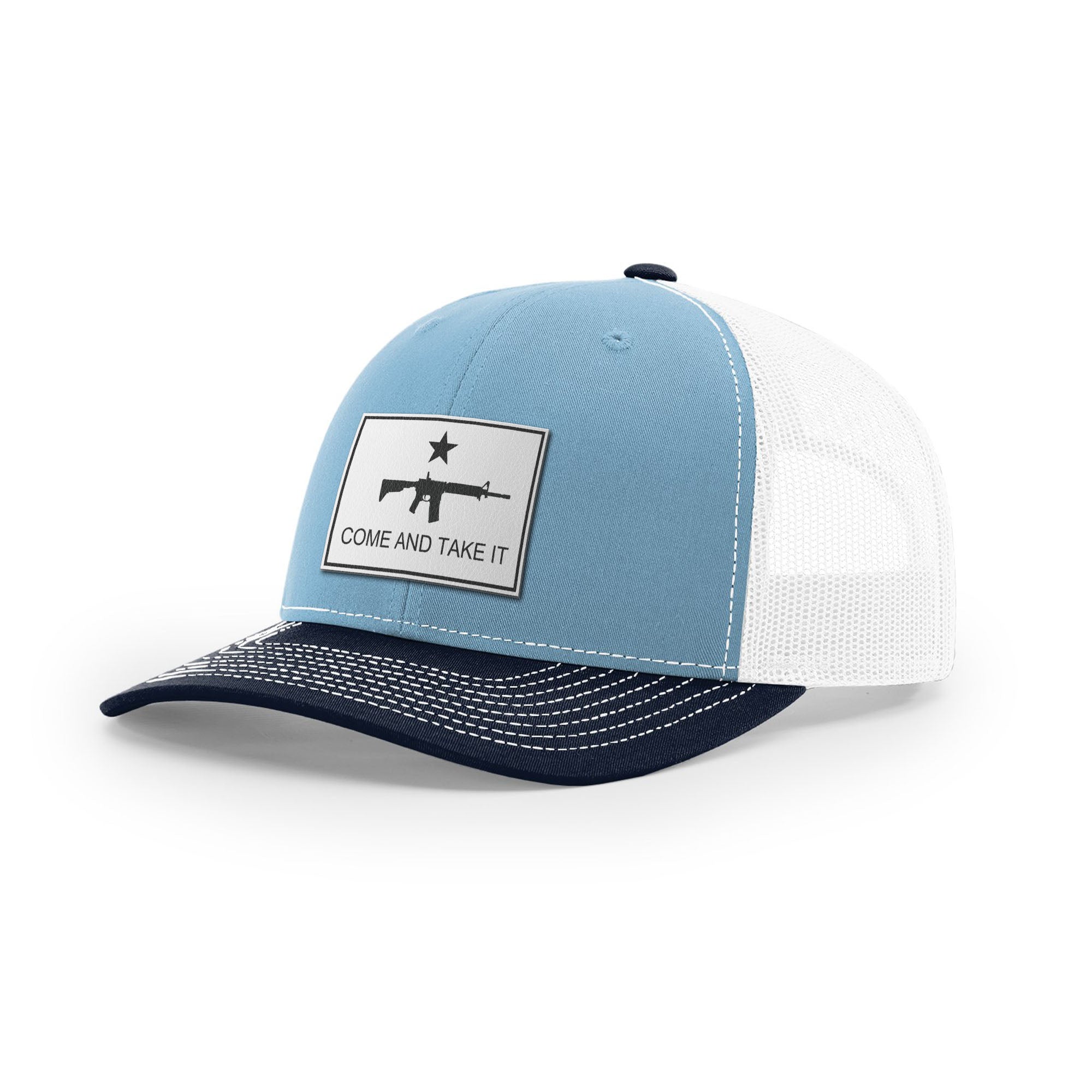 Come And Take It Rifle Trucker Hat - White | Ballistic Republic™