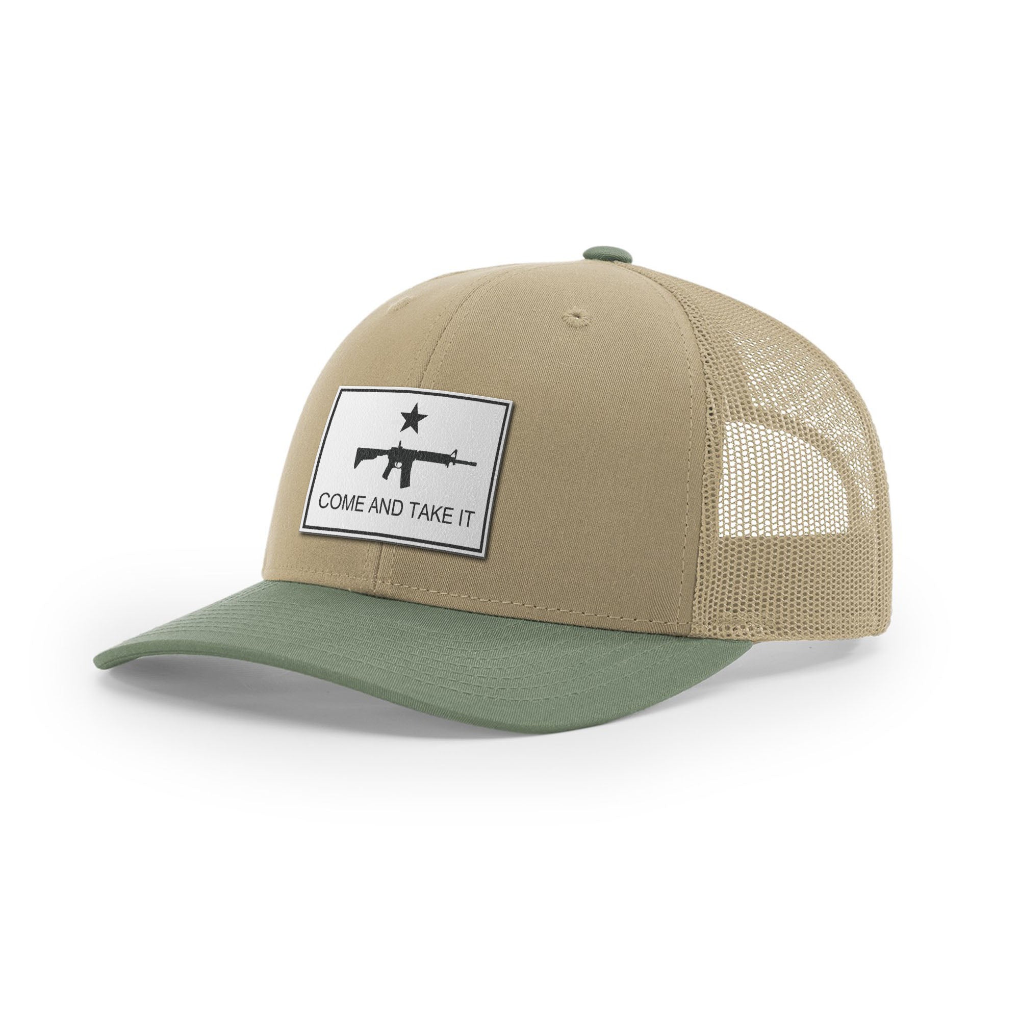 Come And Take It Rifle Trucker Hat - White | Ballistic Republic™