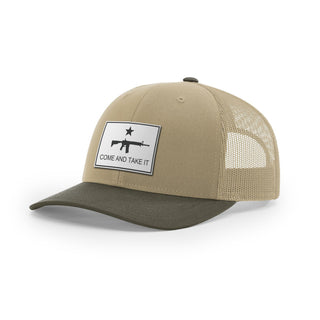 Come And Take It Rifle Trucker Hat - White | Ballistic Republic™