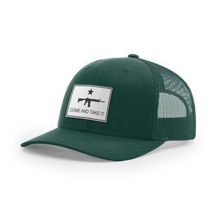 Come And Take It Rifle Trucker Hat - White | Ballistic Republic™