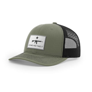 Come And Take It Rifle Trucker Hat - White | Ballistic Republic™