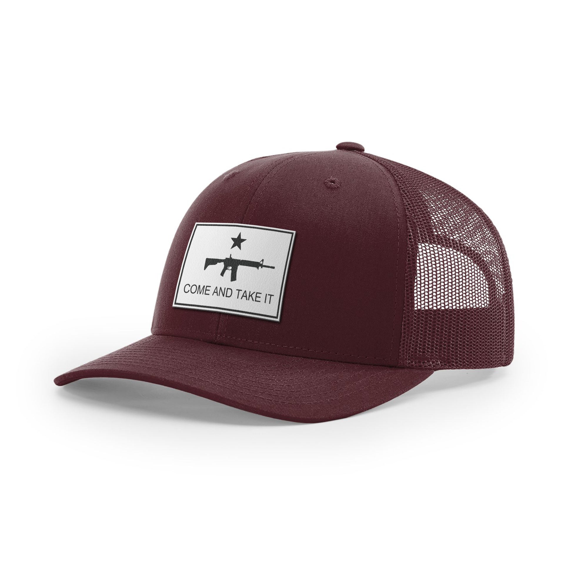 Come And Take It Rifle Trucker Hat - White | Ballistic Republic™