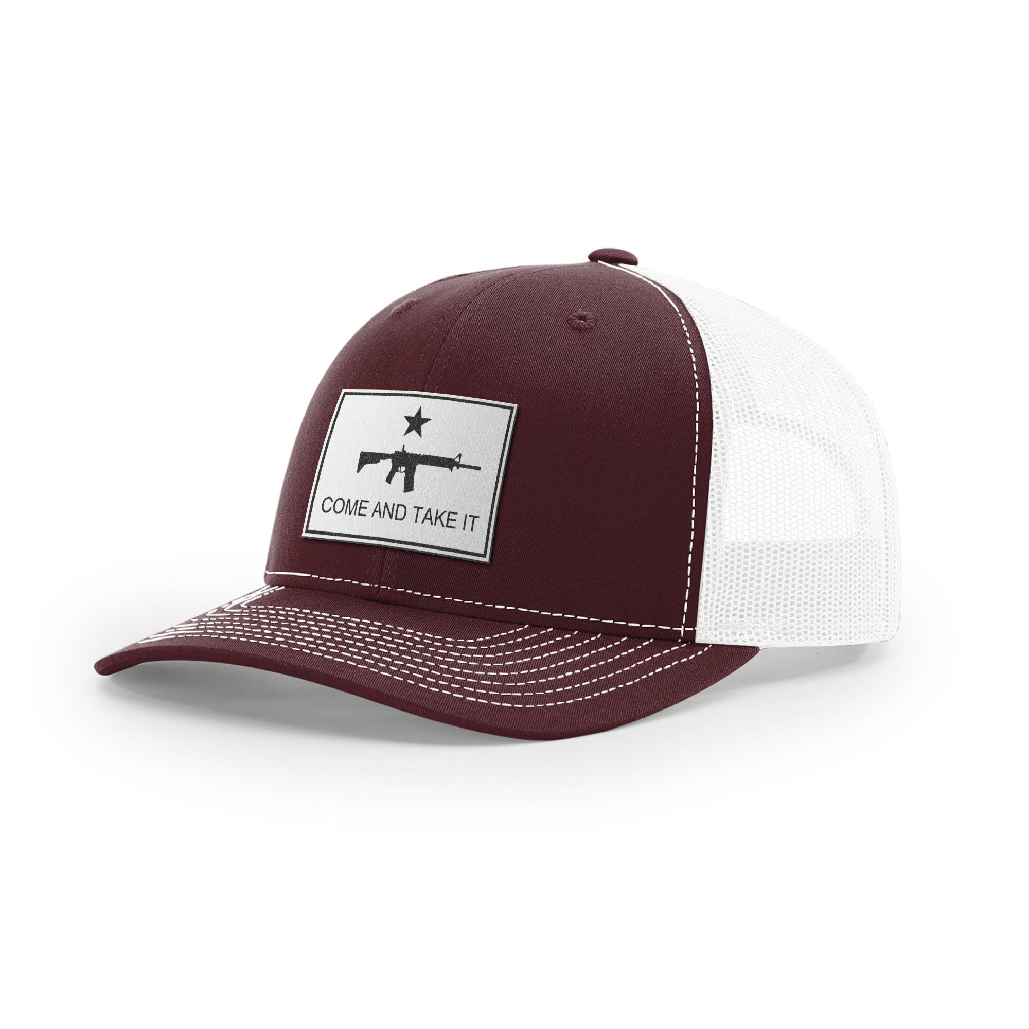 Come And Take It Rifle Trucker Hat - White | Ballistic Republic™