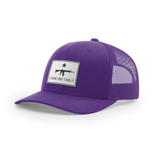 Come And Take It Rifle Trucker Hat - White | Ballistic Republic™