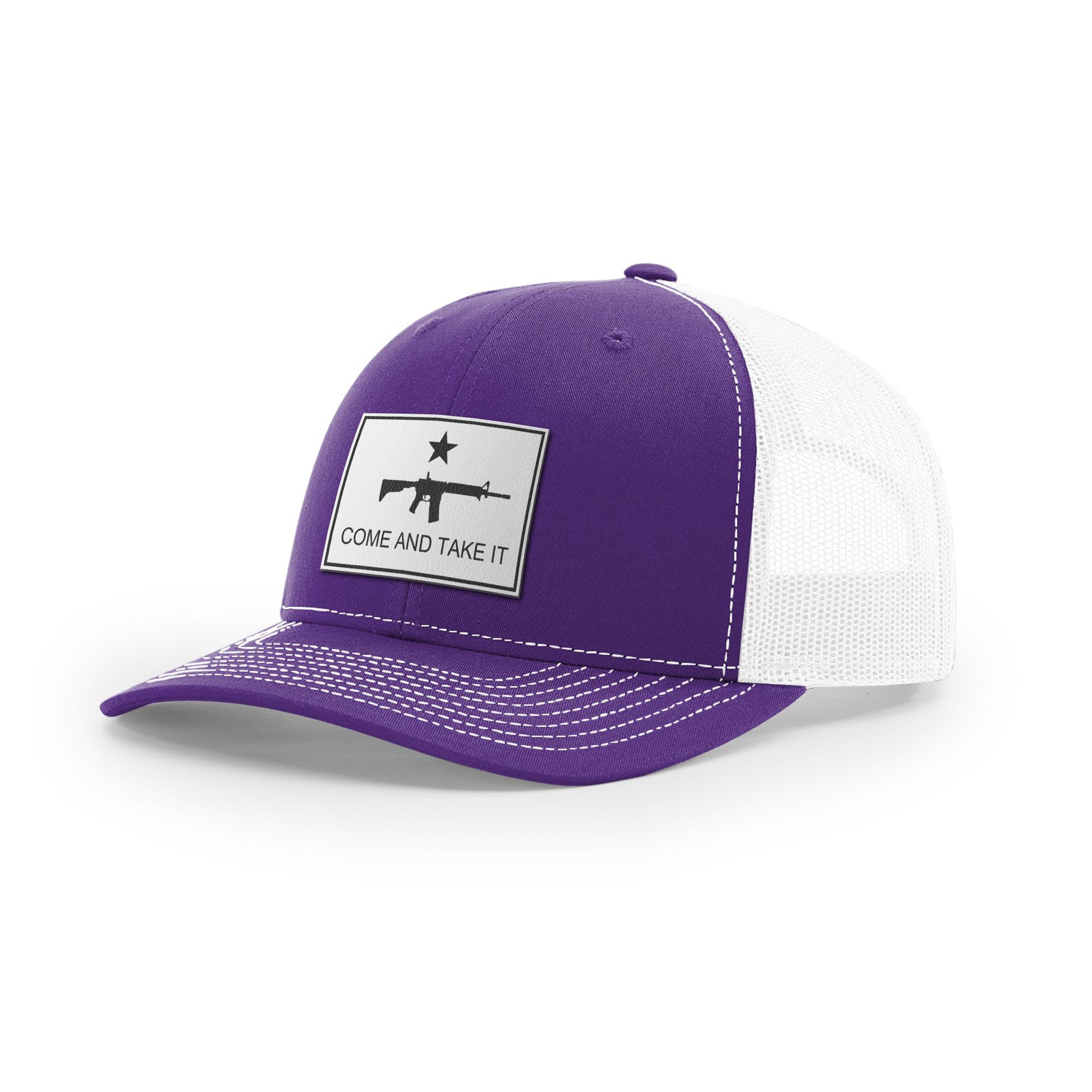 Come And Take It Rifle Trucker Hat - White | Ballistic Republic™