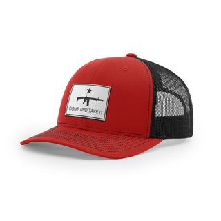 Come And Take It Rifle Trucker Hat - White | Ballistic Republic™