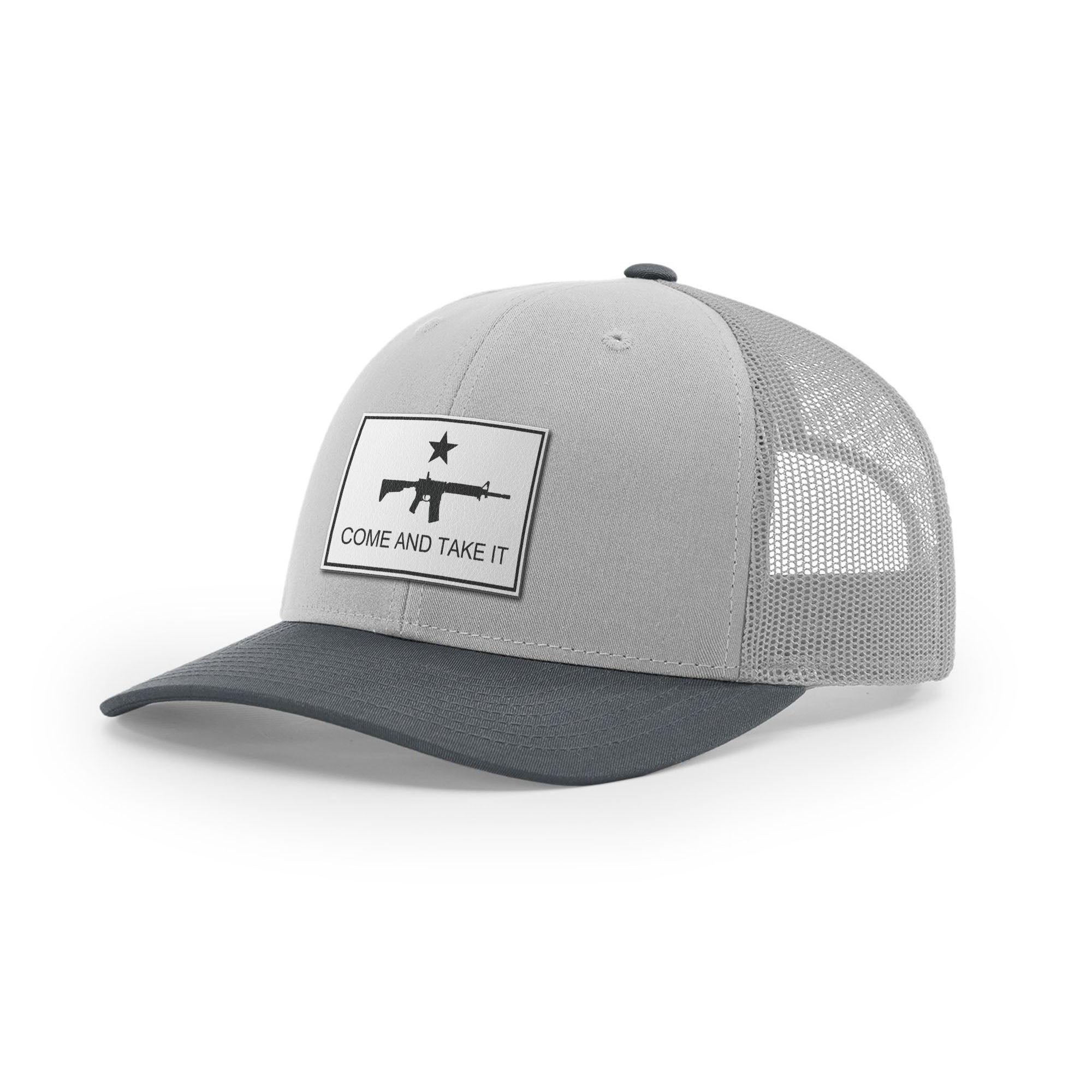 Come And Take It Rifle Trucker Hat - White | Ballistic Republic™