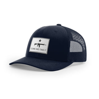 Come And Take It Rifle Trucker Hat - White | Ballistic Republic™