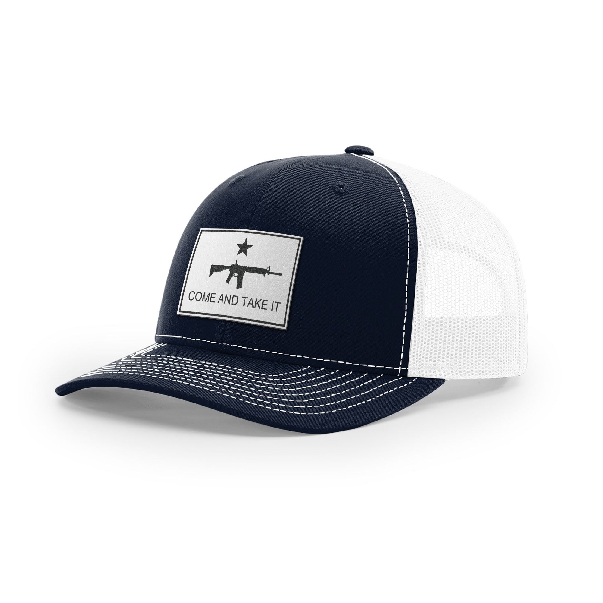Come And Take It Rifle Trucker Hat - White | Ballistic Republic™