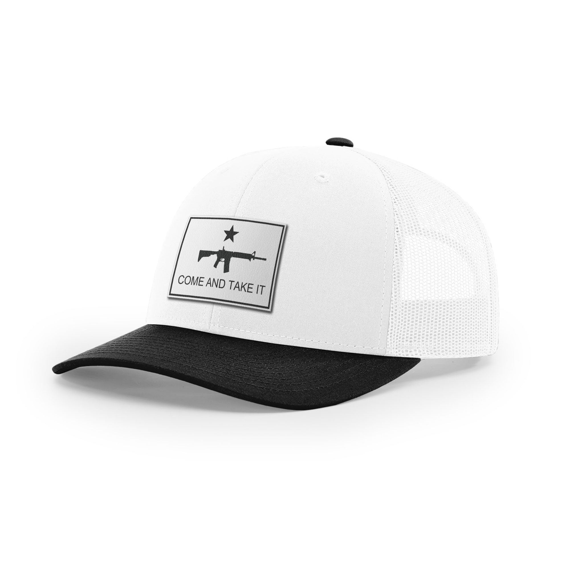 Come And Take It Rifle Trucker Hat - White | Ballistic Republic™