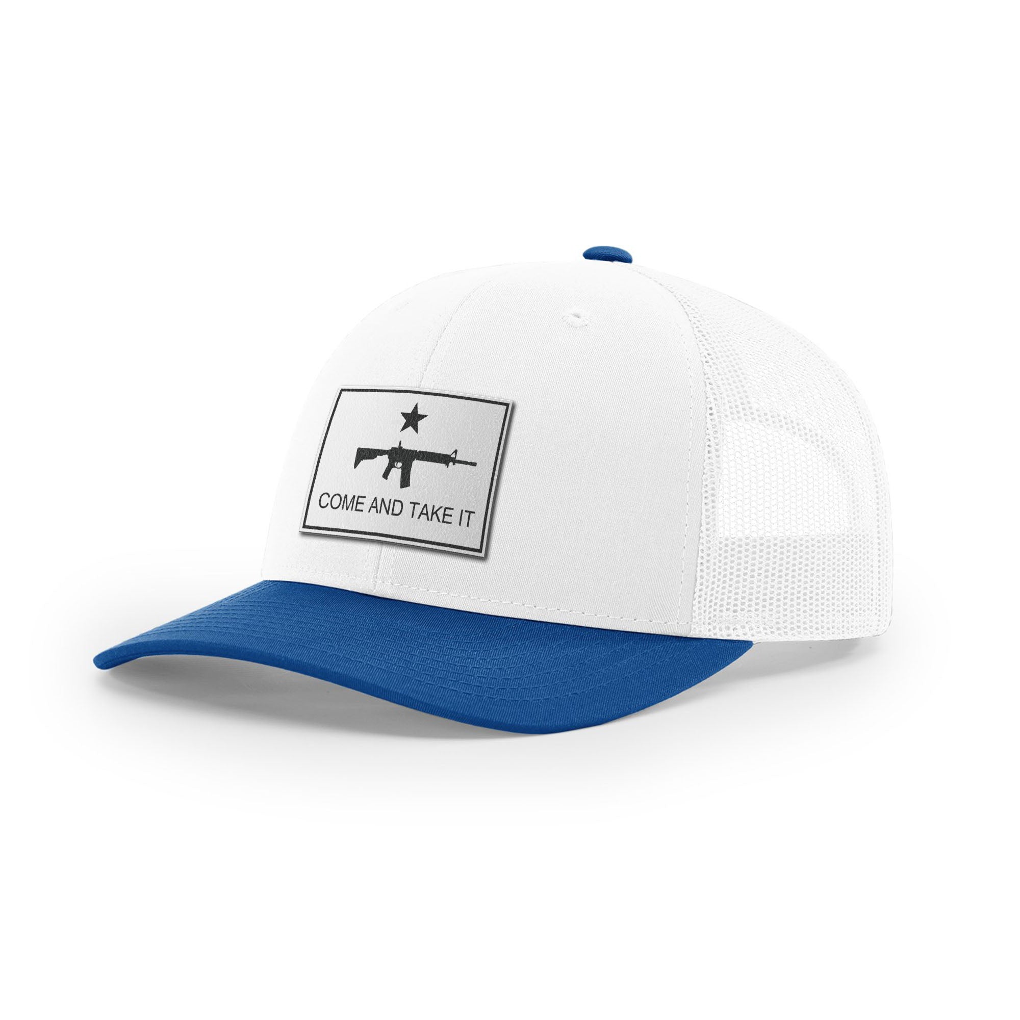 Come And Take It Rifle Trucker Hat - White | Ballistic Republic™