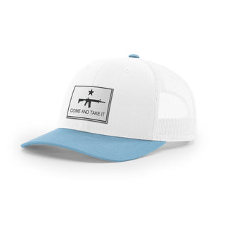 Come And Take It Rifle Trucker Hat - White | Ballistic Republic™