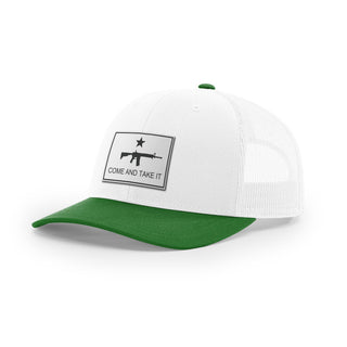 Come And Take It Rifle Trucker Hat - White | Ballistic Republic™