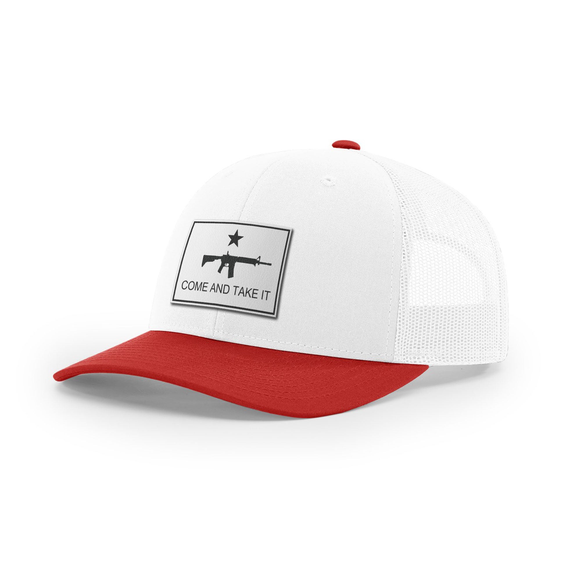 Come And Take It Rifle Trucker Hat - White | Ballistic Republic™