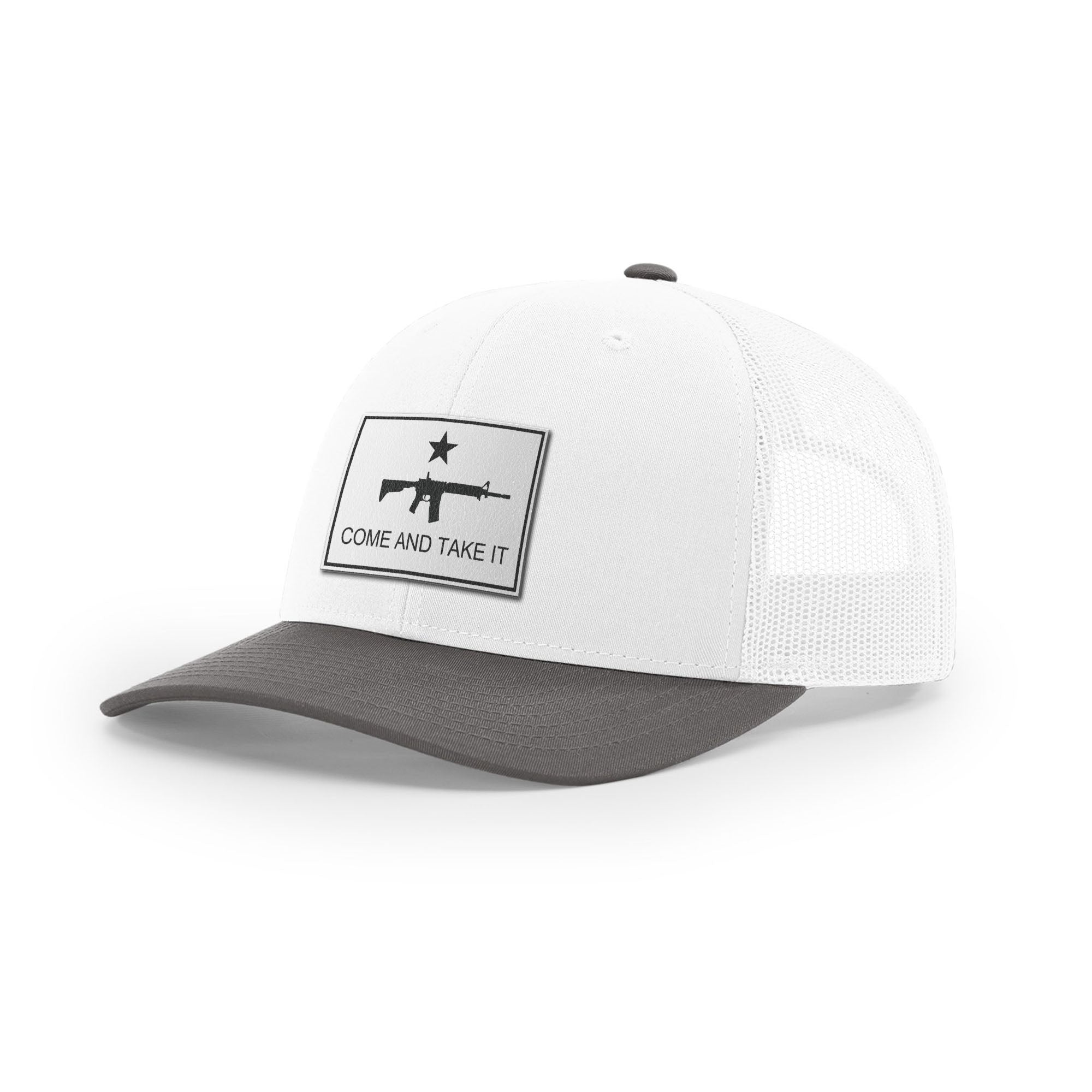 Come And Take It Rifle Trucker Hat - White | Ballistic Republic™