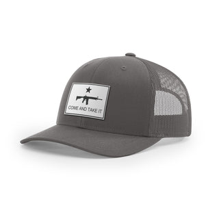 Come And Take It Rifle Trucker Hat - White | Ballistic Republic™
