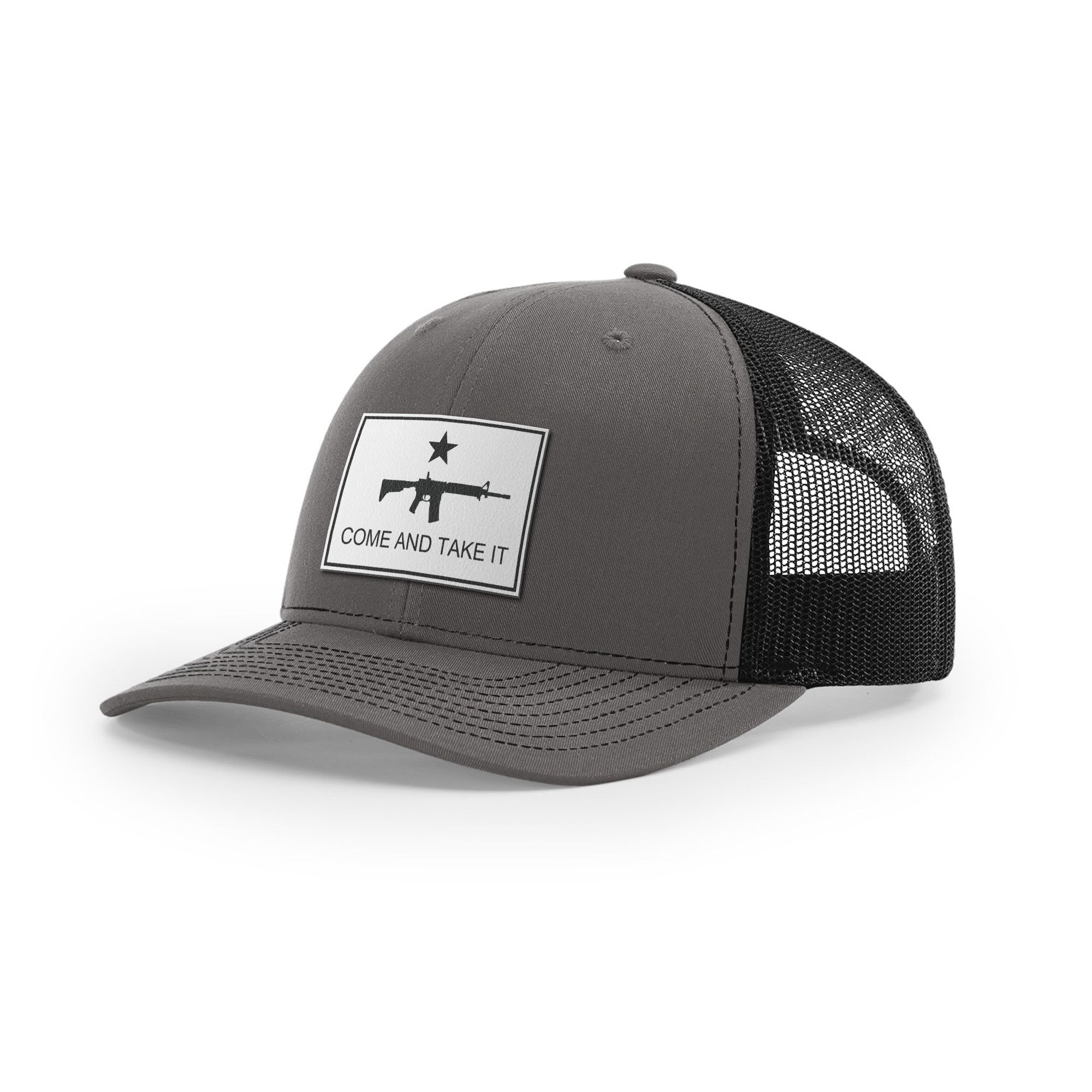 Come And Take It Rifle Trucker Hat - White | Ballistic Republic™