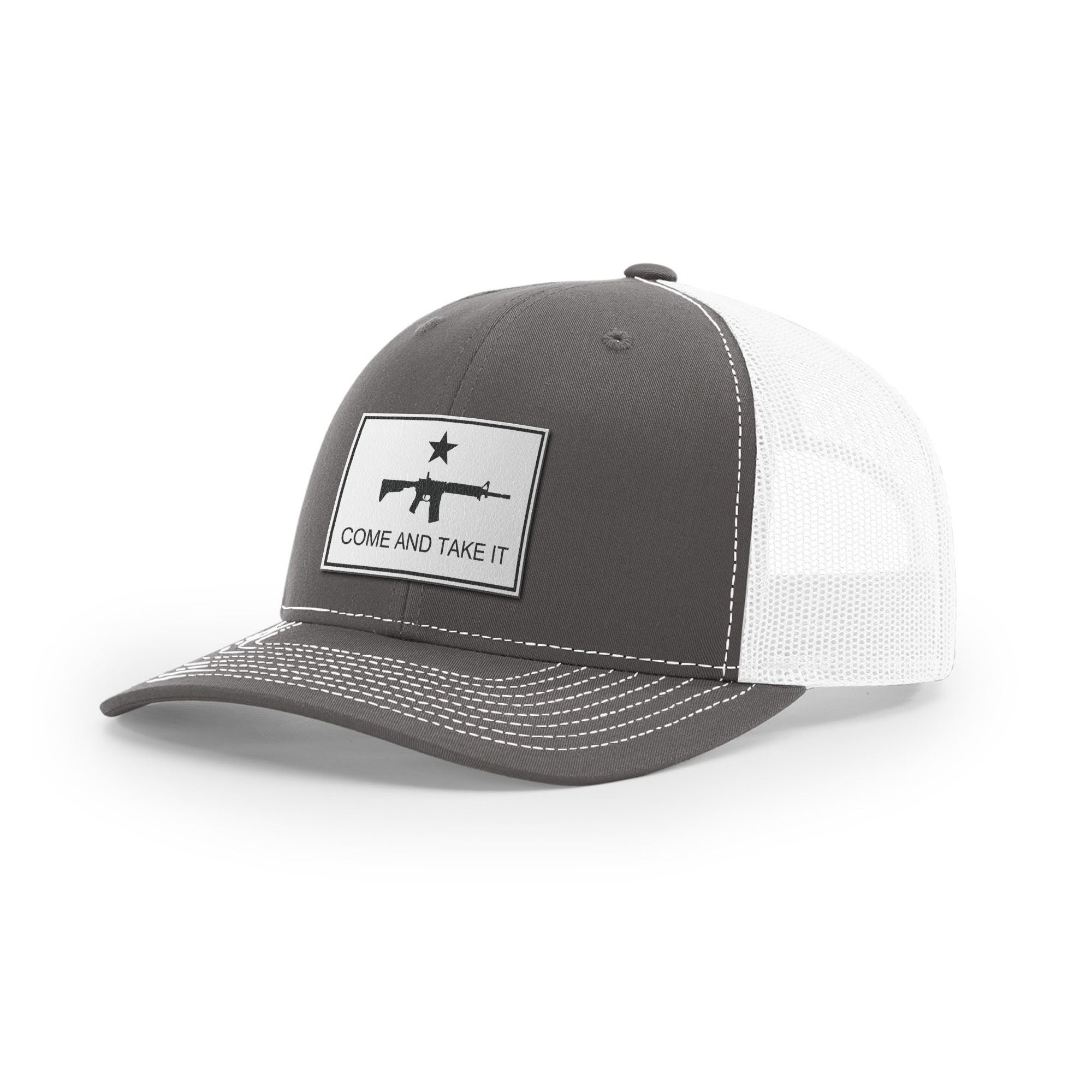 Come And Take It Rifle Trucker Hat - White | Ballistic Republic™