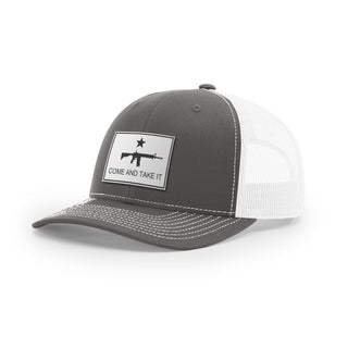 Come And Take It Rifle Trucker Hat - White | Ballistic Republic™
