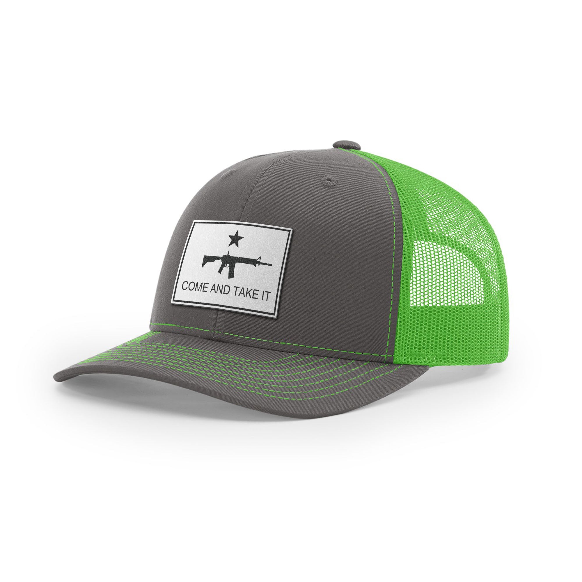 Come And Take It Rifle Trucker Hat - White | Ballistic Republic™