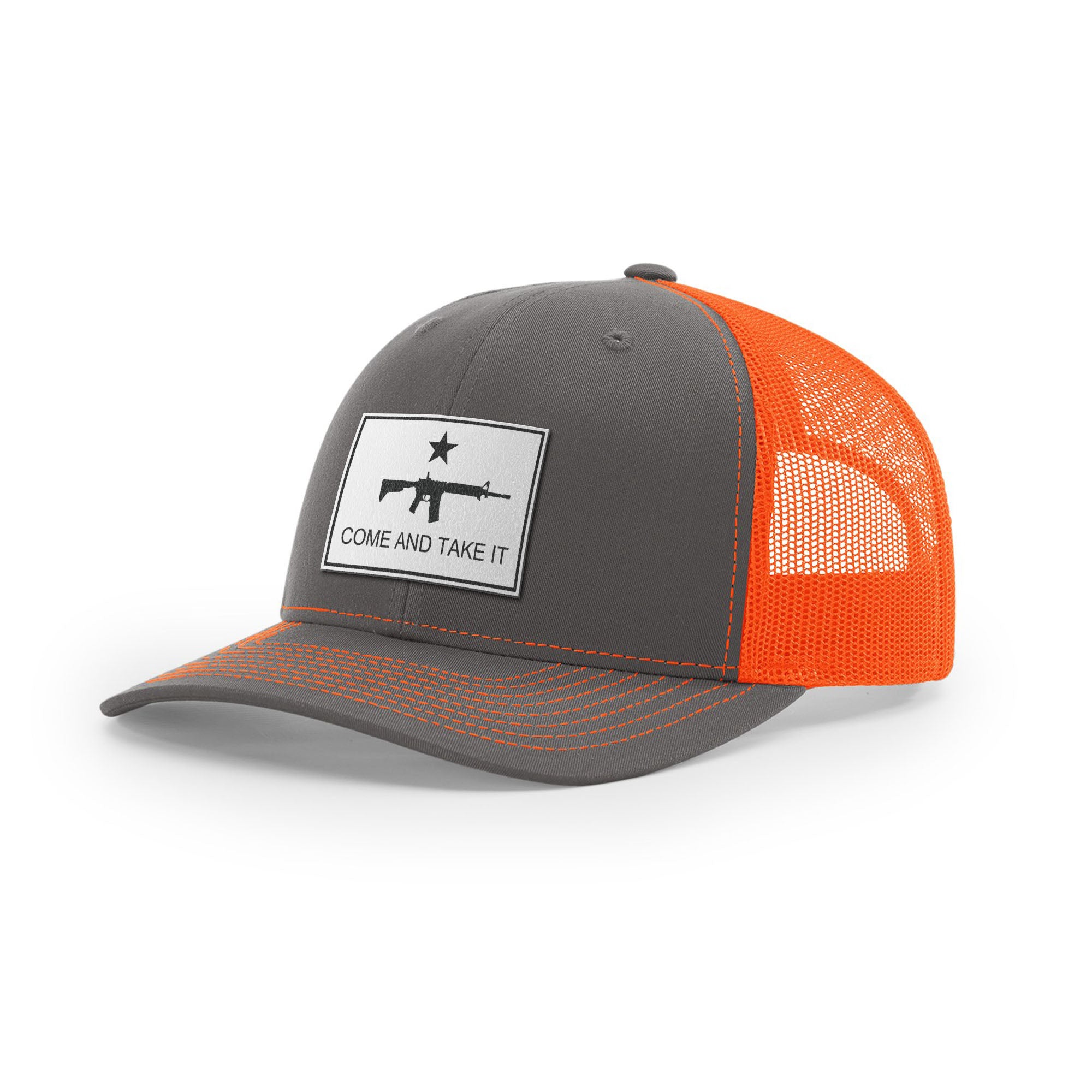 Come And Take It Rifle Trucker Hat - White | Ballistic Republic™