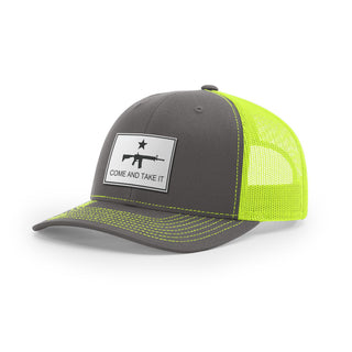 Come And Take It Rifle Trucker Hat - White | Ballistic Republic™