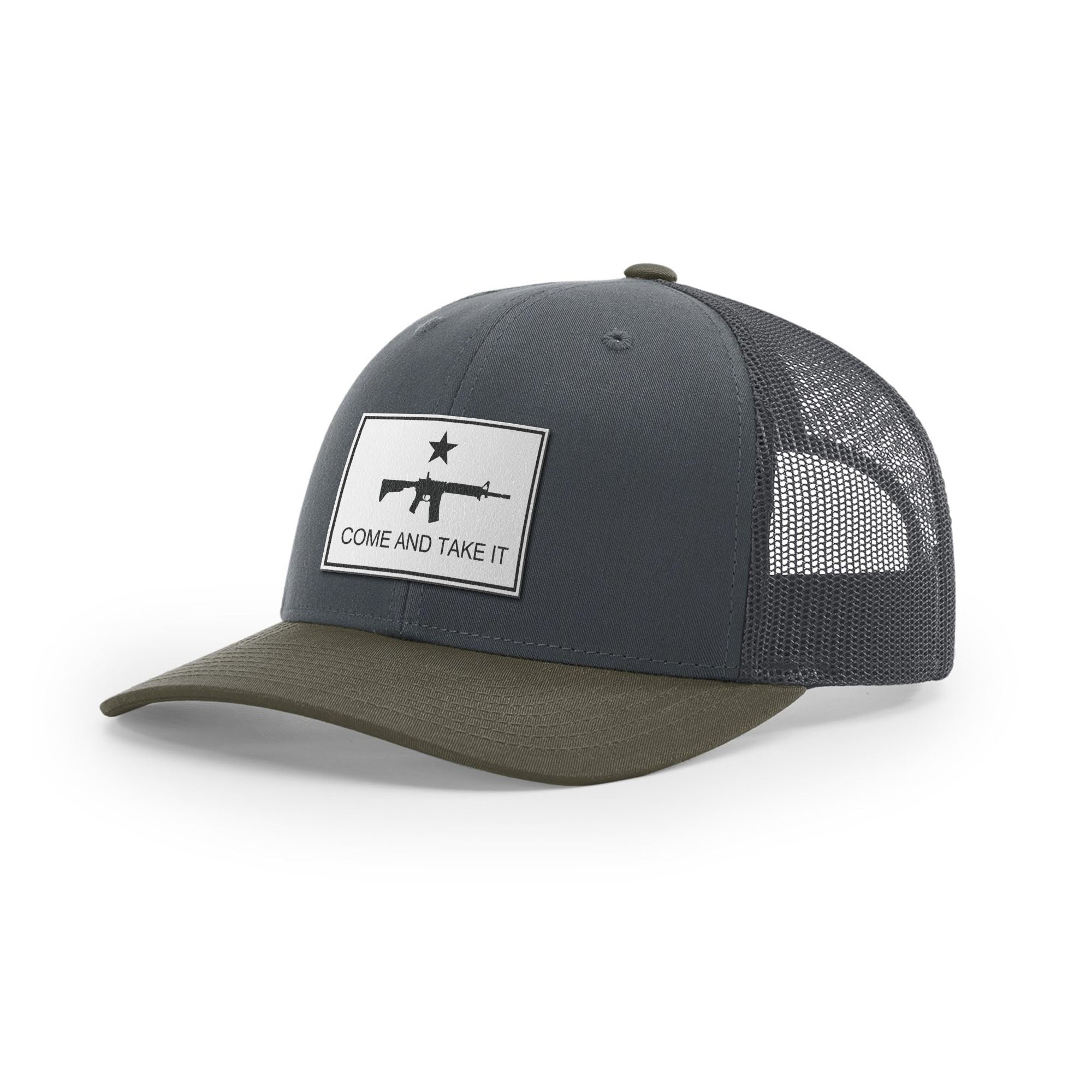Come And Take It Rifle Trucker Hat - White | Ballistic Republic™
