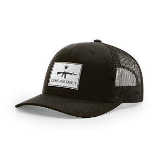 Come And Take It Rifle Trucker Hat - White | Ballistic Republic™