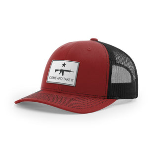 Come And Take It Rifle Trucker Hat - White | Ballistic Republic™