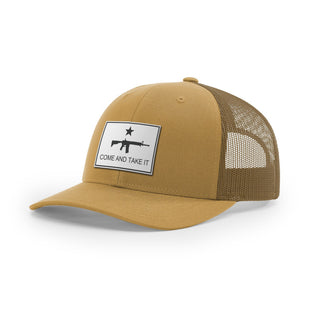 Come And Take It Rifle Trucker Hat - White | Ballistic Republic™