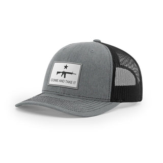 Come And Take It Rifle Trucker Hat - White | Ballistic Republic™