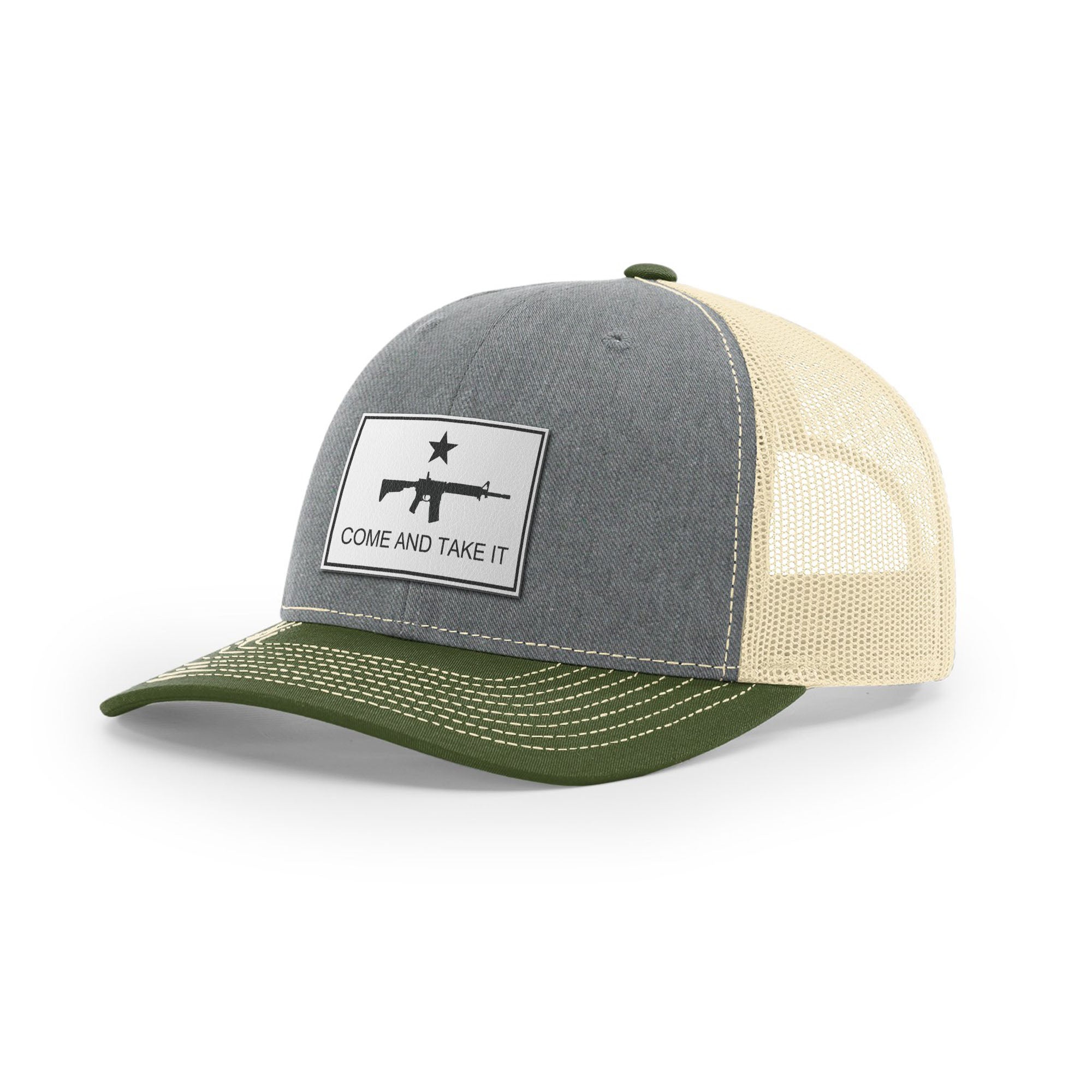 Come And Take It Rifle Trucker Hat - White | Ballistic Republic™
